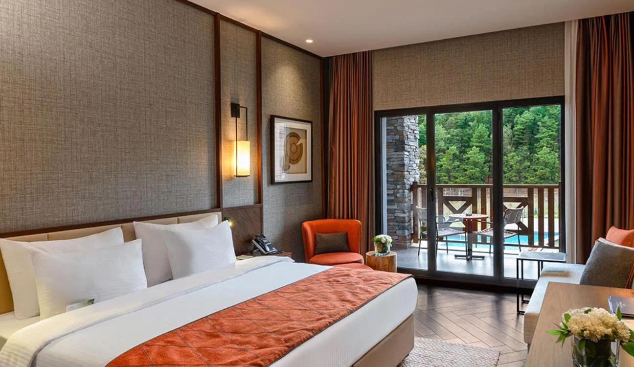 DELUXE ODA, BÜYÜK YATAKLI, ORMAN MANZARALI 