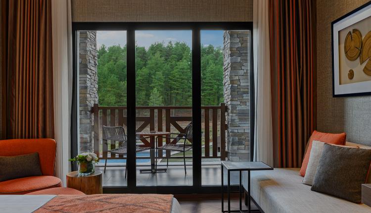 DELUXE ODA, 2 ADET TEK KİŞİLİK YATAKLI, ORMAN MANZARALI