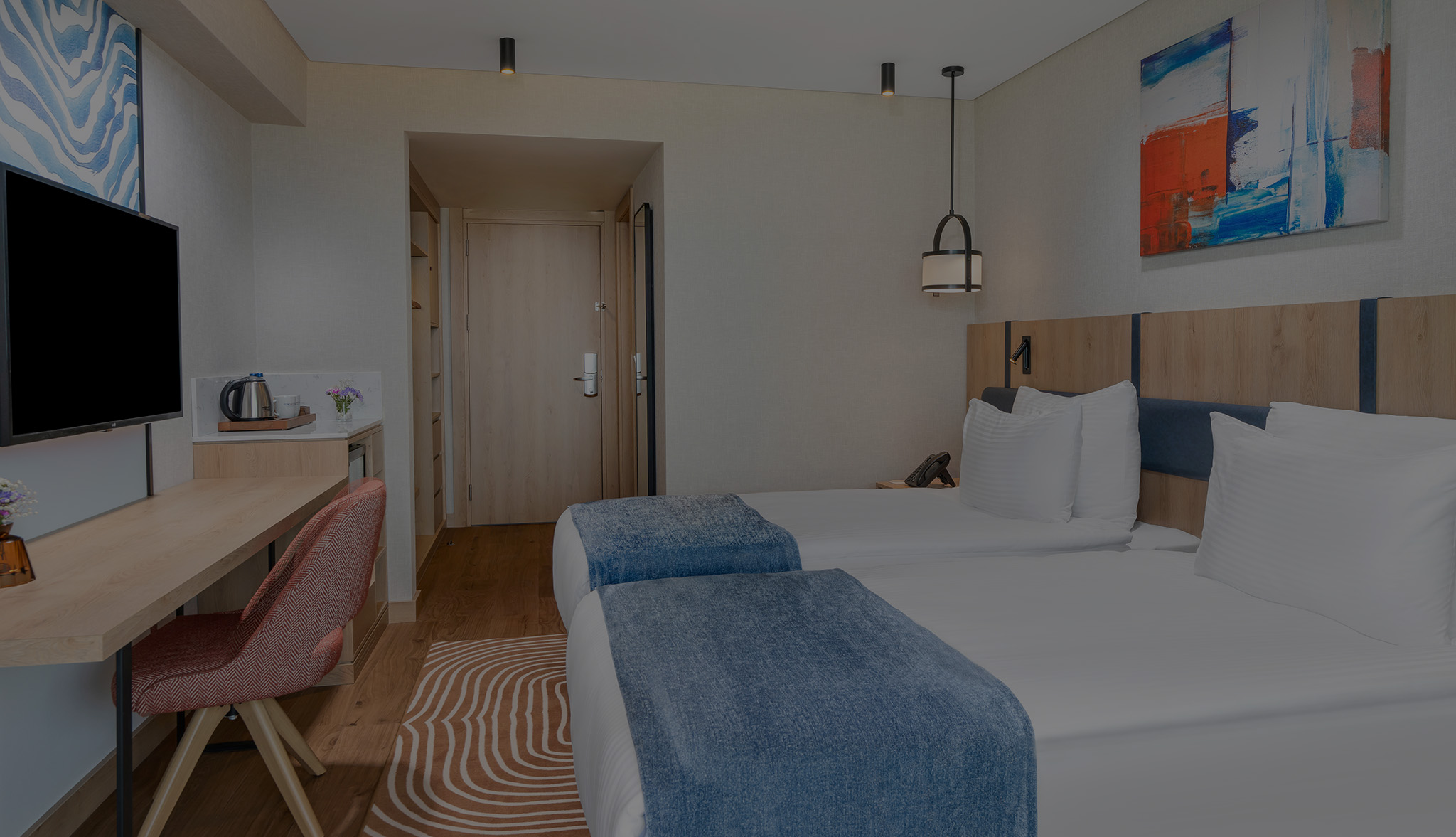 SUPERIOR ODA, 2 ADET TEK KİŞİLİK YATAKLI