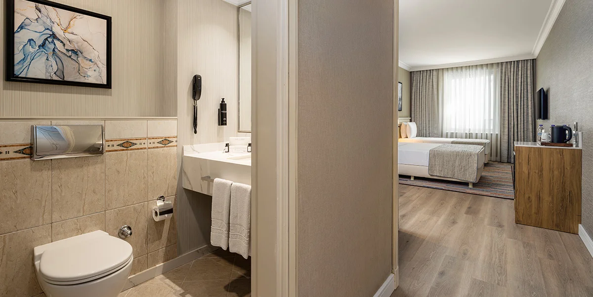 TRENDY ODA, BÜYÜK YATAKLI VE TEK KİŞİLİK YATAKLI 