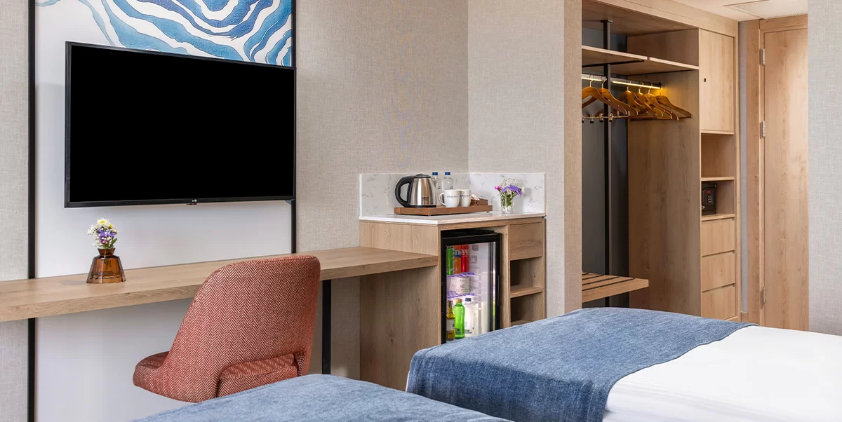 SUPERIOR ODA, 2 ADET TEK KİŞİLİK YATAKLI